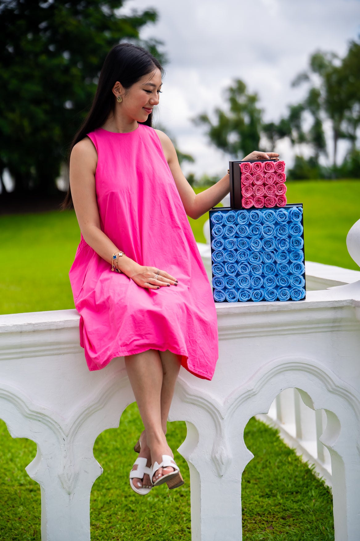 Sky Blue Rose Box 49 - Rhoel