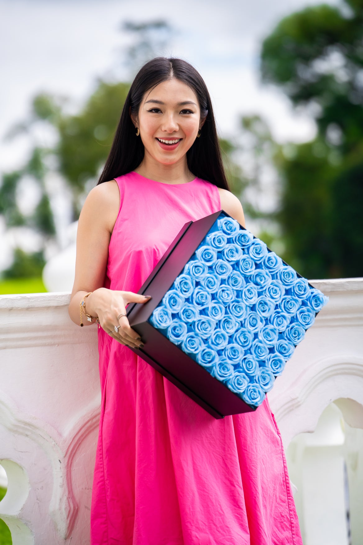 Sky Blue Rose Box 49 - Rhoel