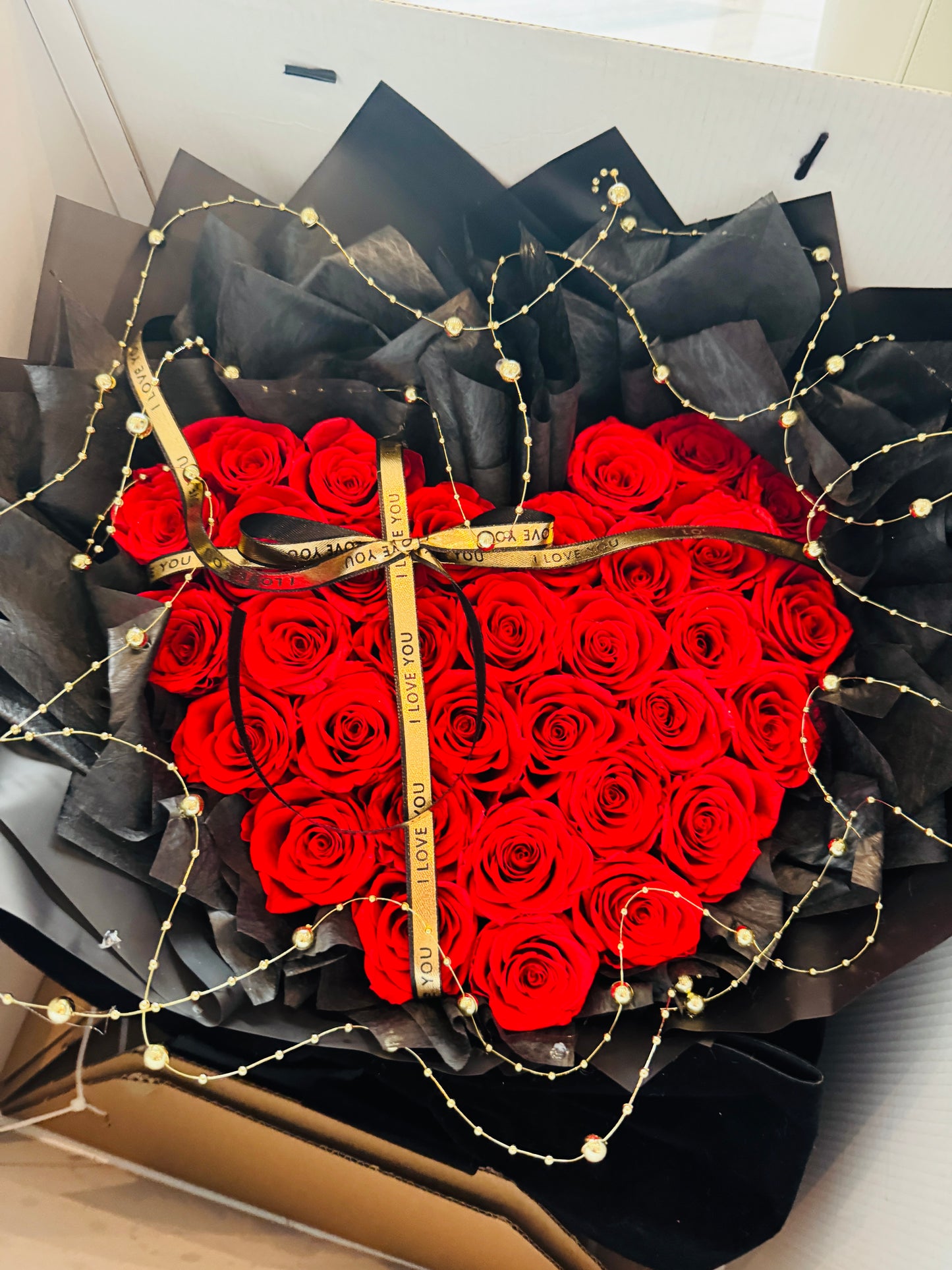 Love Red Heart Bouquet - Rhoel