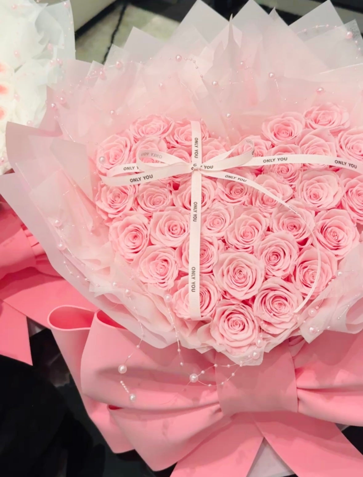Fairy Pink Heart Bouquet - Rhoel