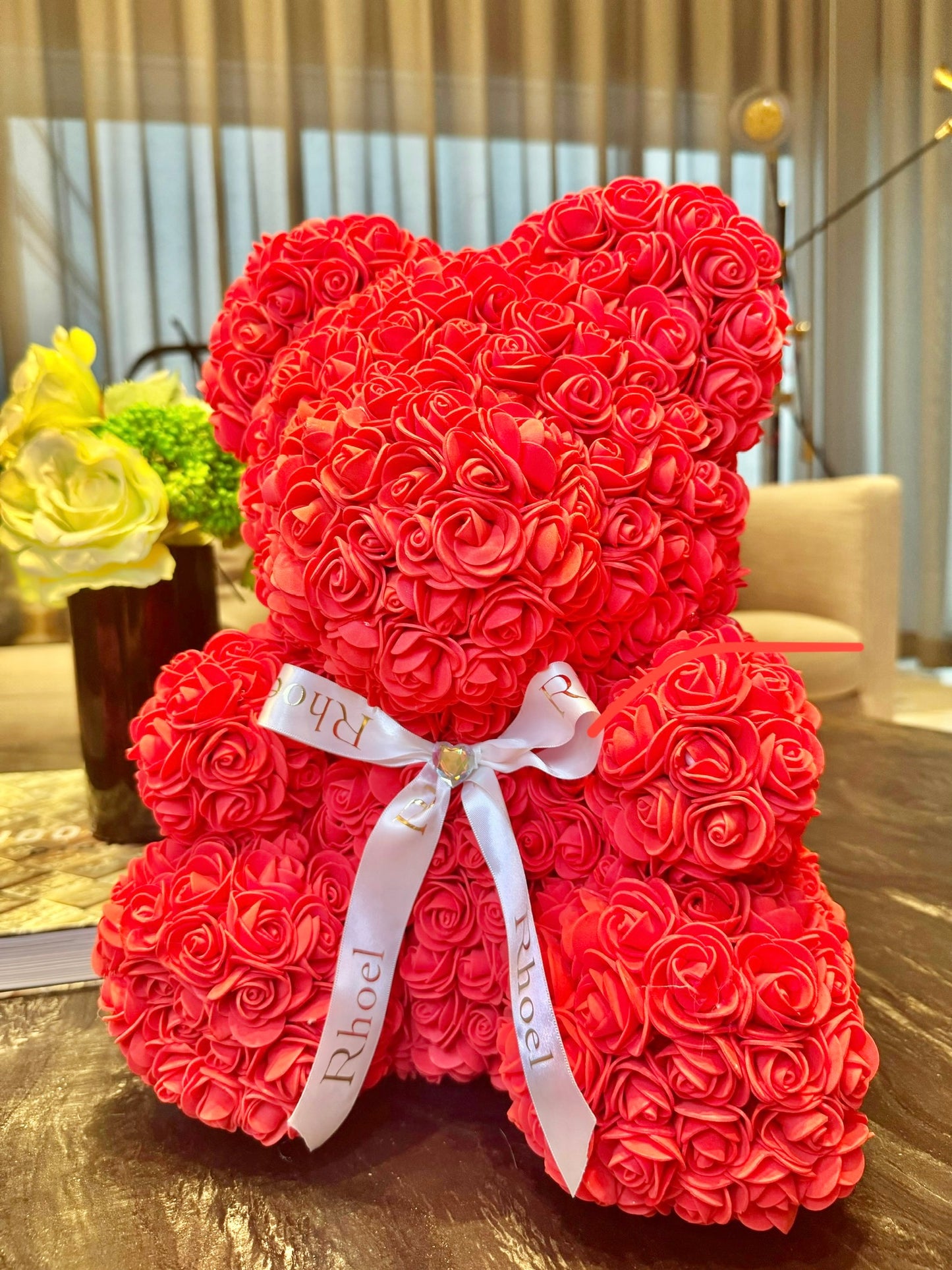 Love Red Rose Bear - Rhoel