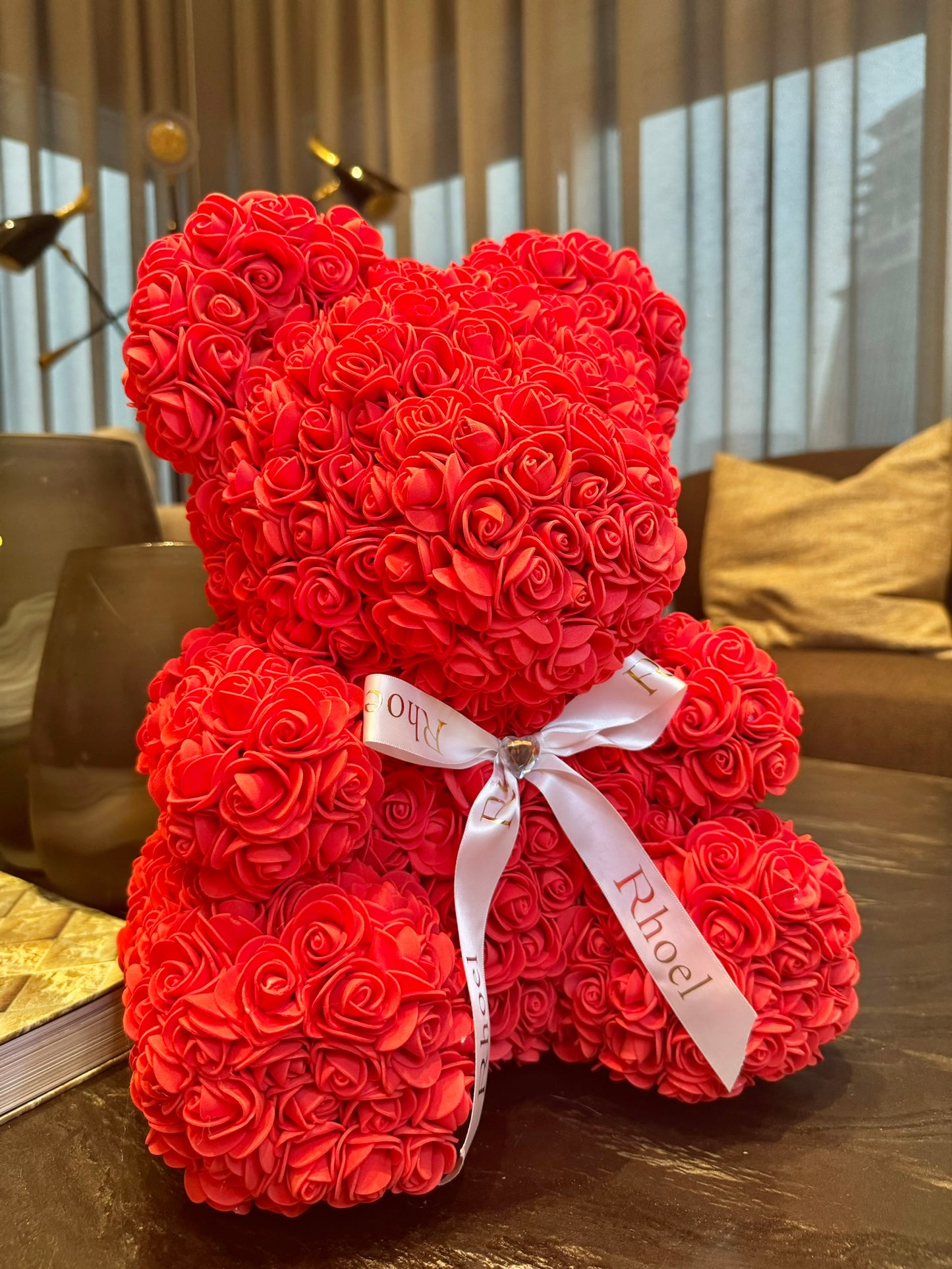 Love Red Rose Bear - Rhoel